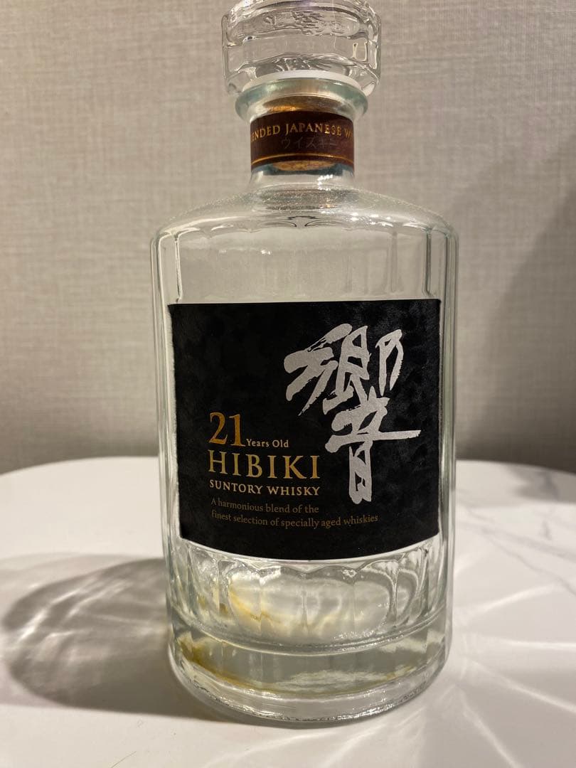 山崎18年　響21年　空瓶　箱付き