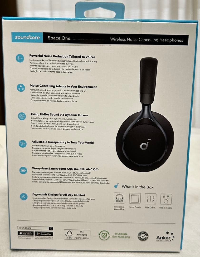 soundcore Space One ワイヤレスヘッドホン