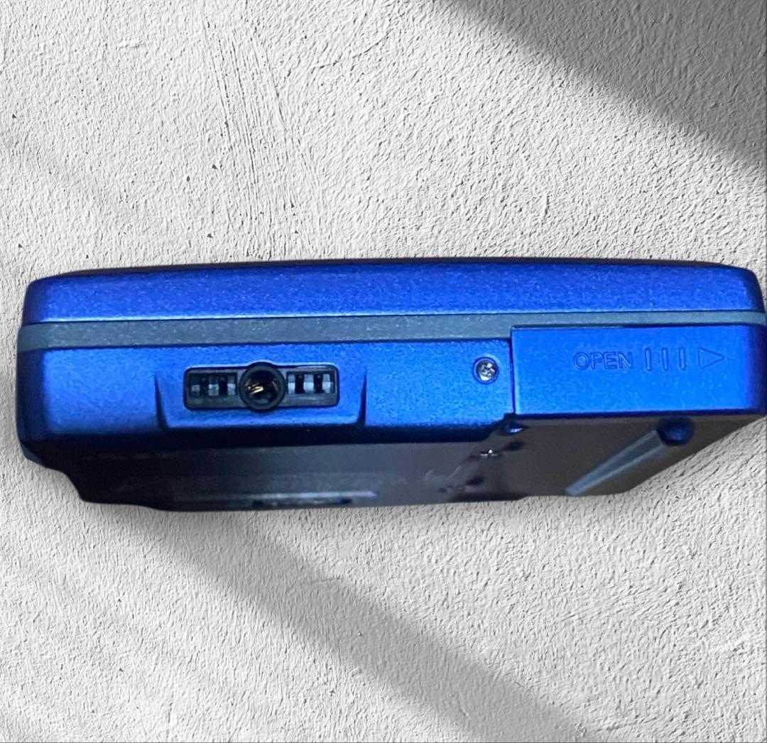 【極美品】SHARP ポータブルMDプレーヤー MD-SS311S-A/ブルー