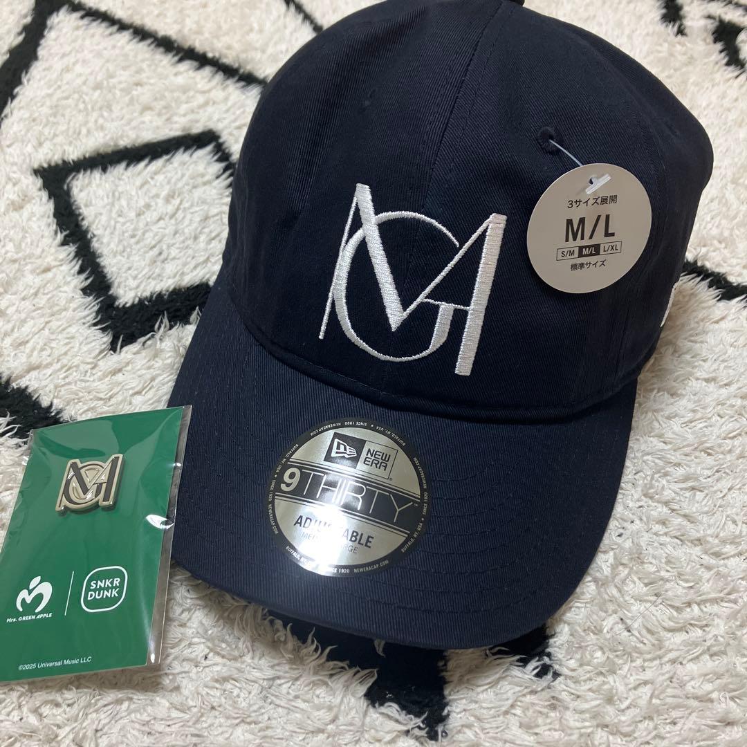 Mrs. GREEN APPLE ミセス ニューエラ　ネイビー　キャップ M/L