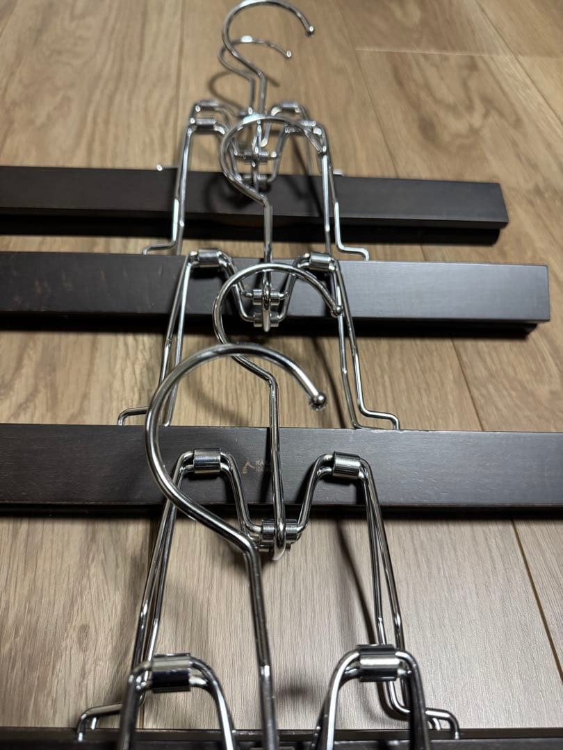 中田ハンガー　ズボン、スラックス用　5本セット