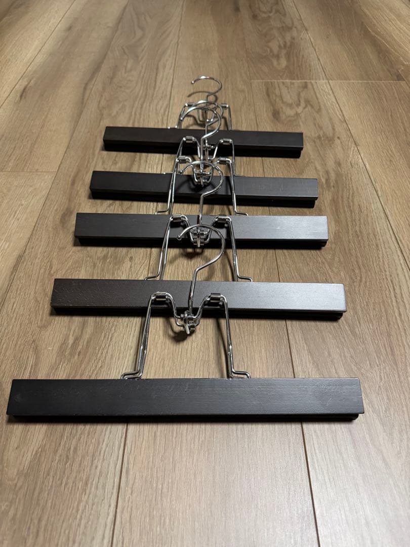 中田ハンガー　ズボン、スラックス用　5本セット