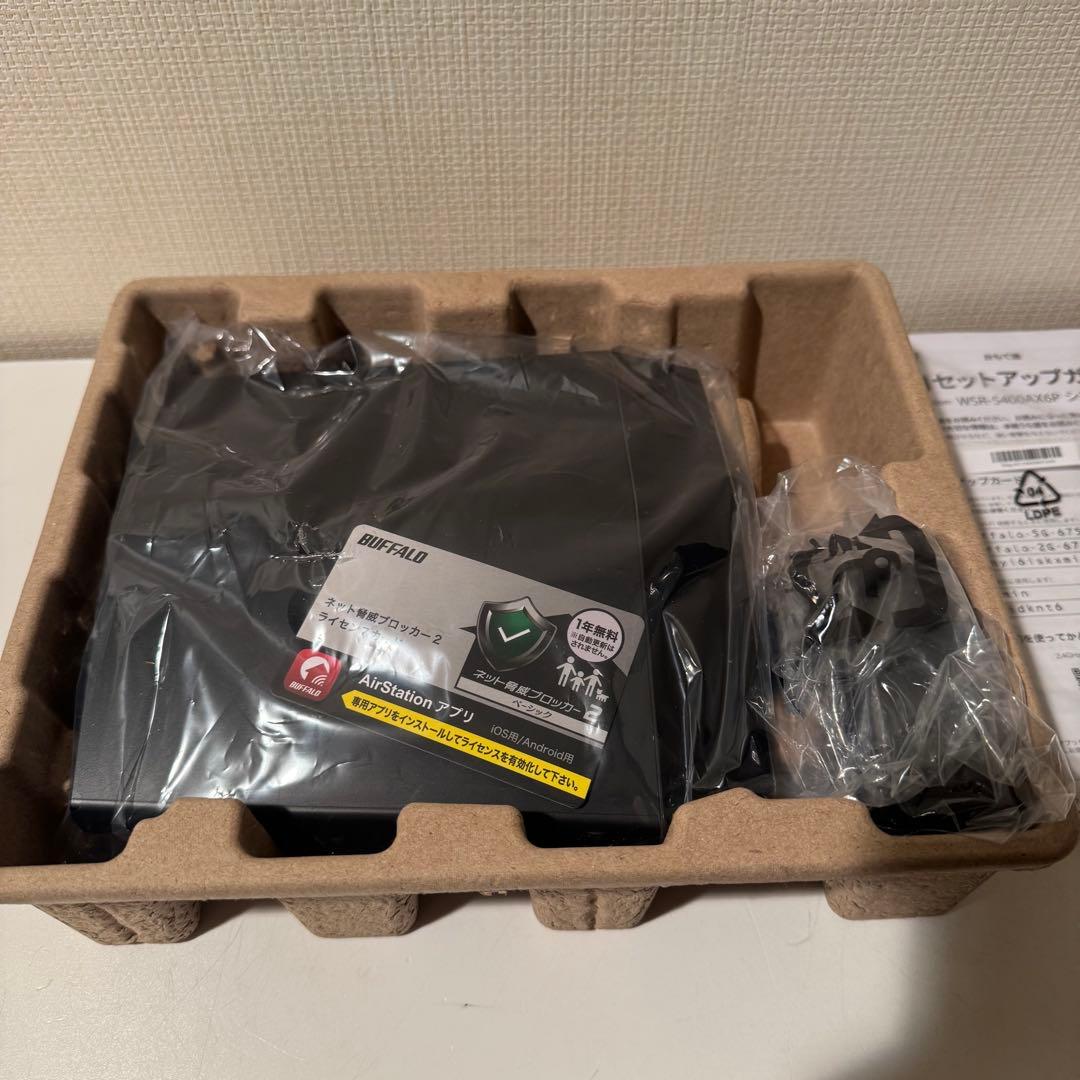 BUFFALO 無線LANルーター　wsr-5400ax6p