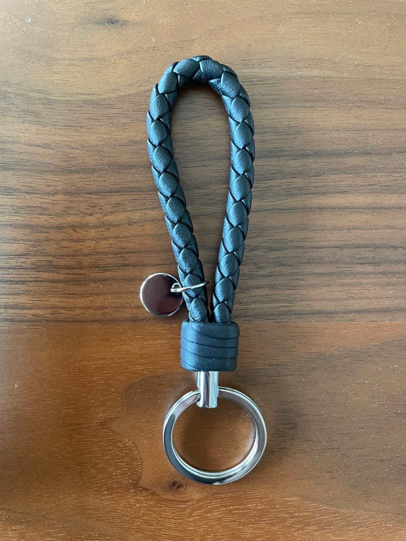 Bottega Veneta キーホルダー キーリング ベルト ブラック