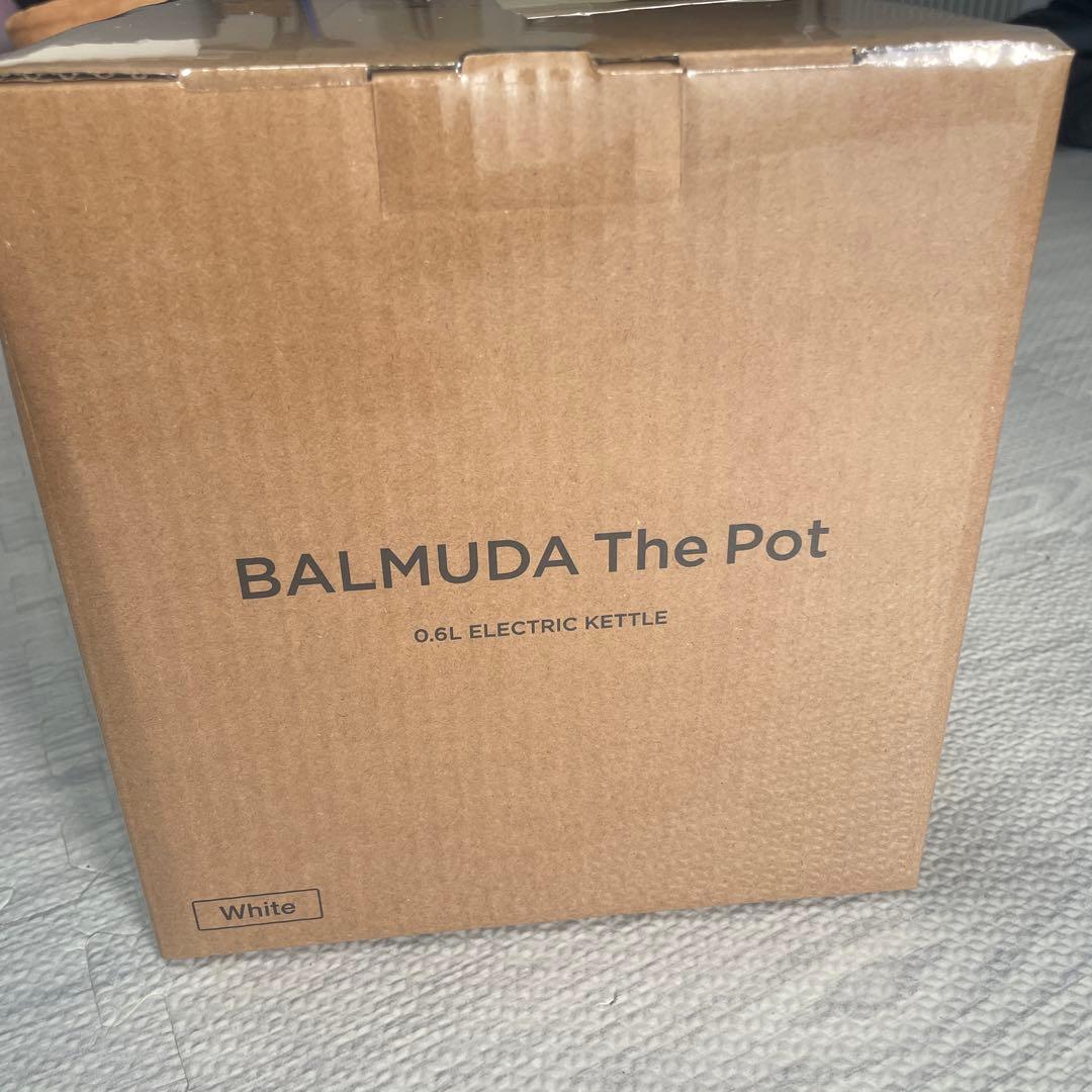 【新品】BALMUDA Pot 0.6Lケトル ホワイトKPT01JP-WH