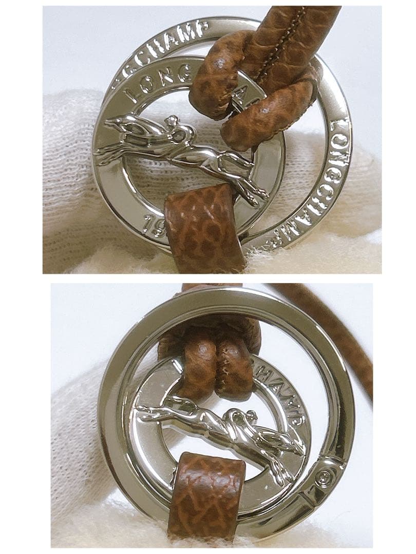 現行✨新品同様✨ロンシャン キーリング チャーム ひつじ Longchamp