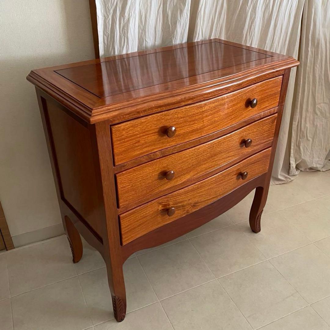 唐木家具　アンティーク　チェスト　無垢材　中国　花梨　伝統　北欧　棚　コンソール