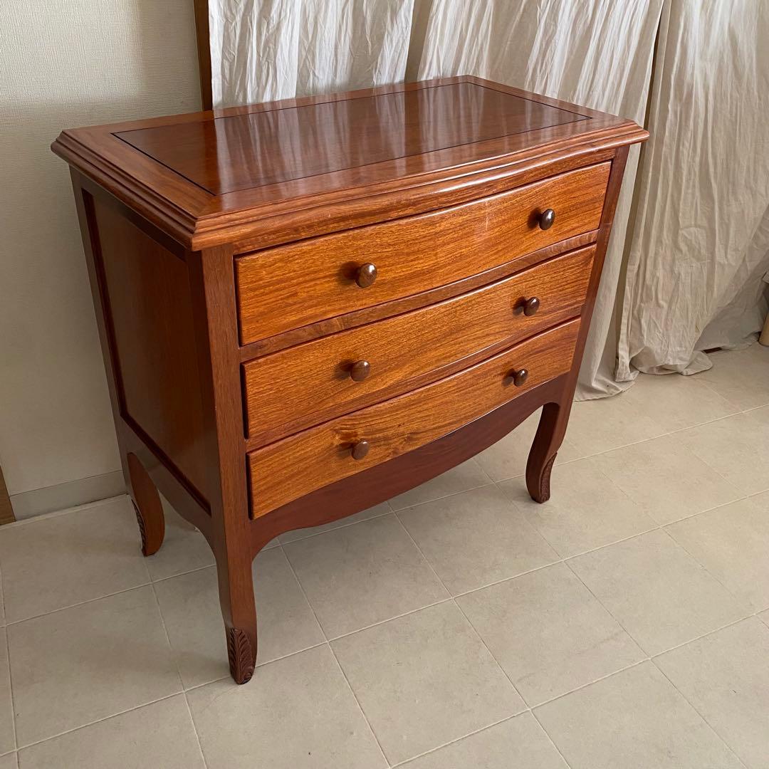 唐木家具　アンティーク　チェスト　無垢材　中国　花梨　伝統　北欧　棚　コンソール