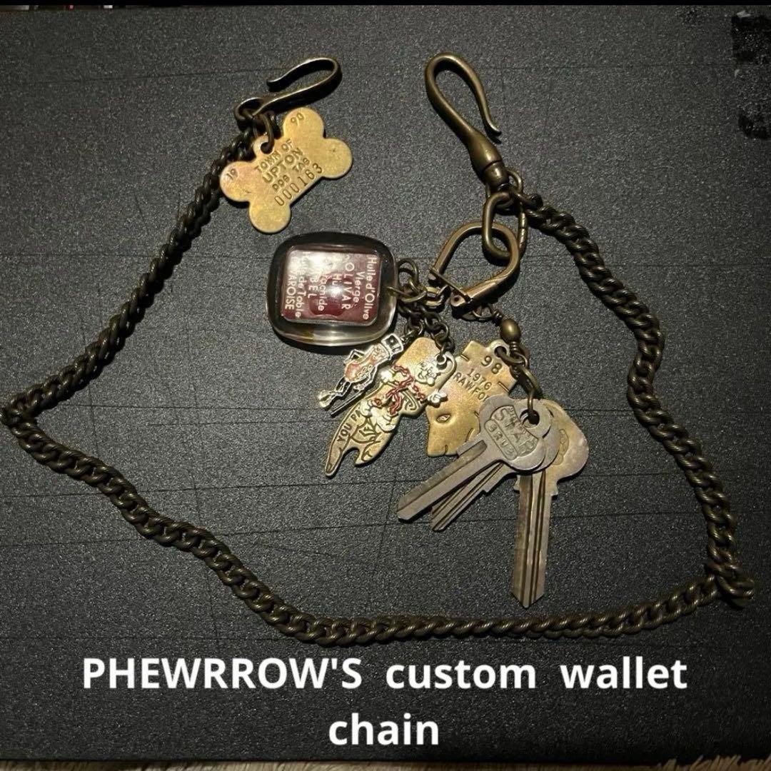 PHEWRROW カスタムウォレットチェーン ソフトマシーン　ビクター犬付