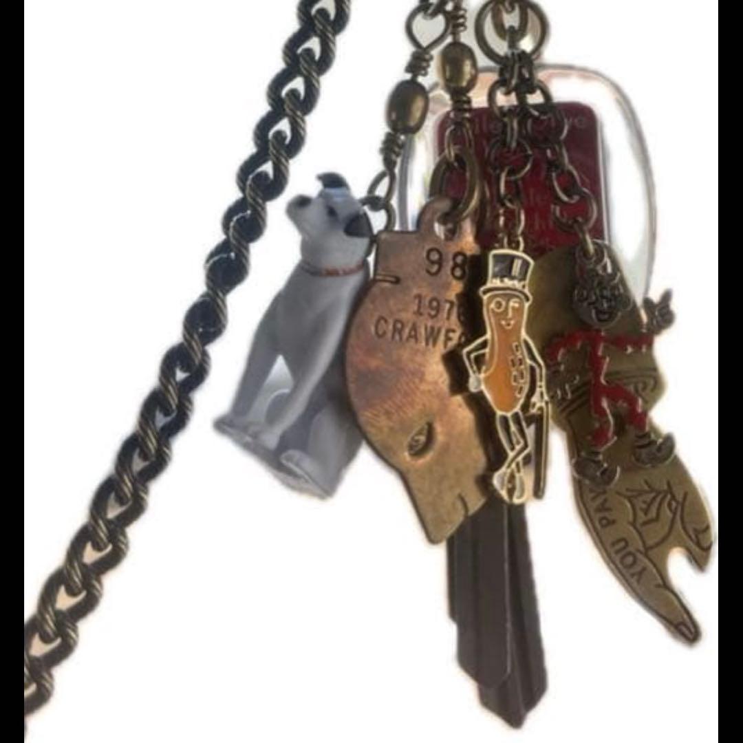 PHEWRROW カスタムウォレットチェーン ソフトマシーン　ビクター犬付