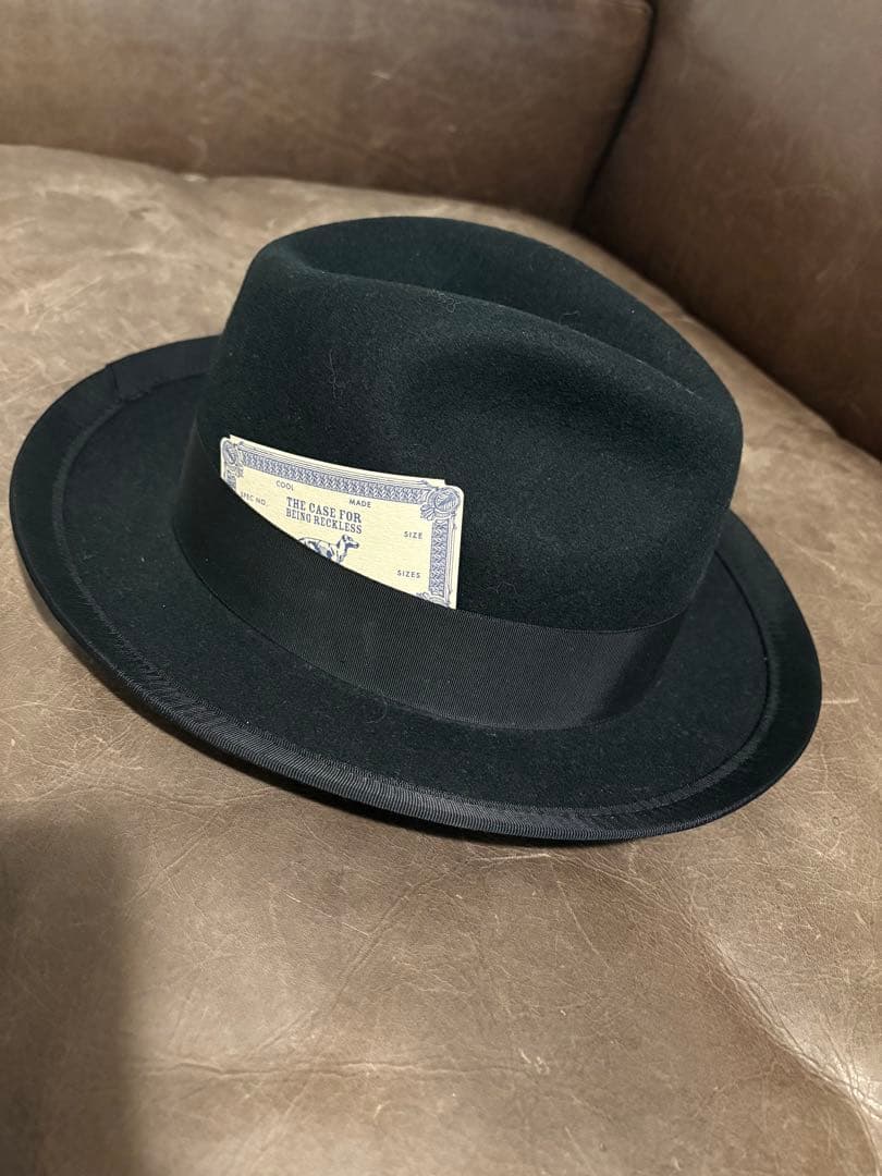 THE H.W. DOG & CO. ハット サイズ38 黒