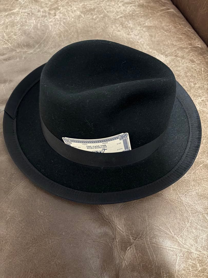 THE H.W. DOG & CO. ハット サイズ38 黒