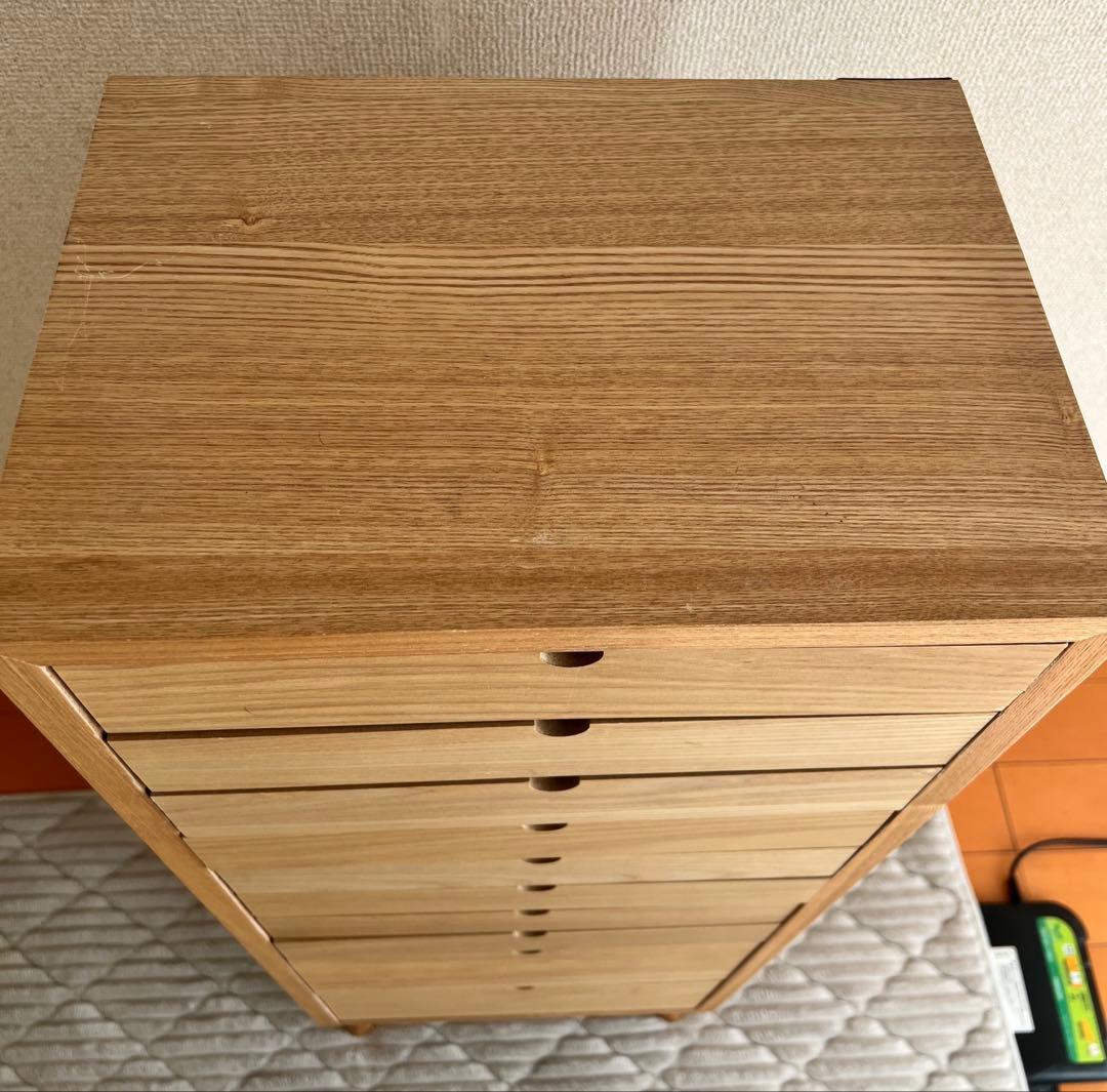 多段 ナチュラル木製 引き出し10段チェスト