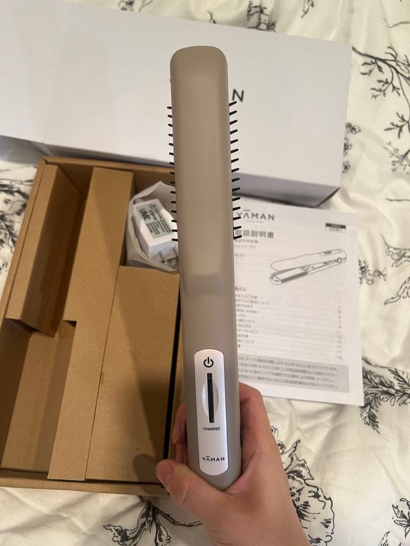 YAMAN ブラシ付きヘアアイロン