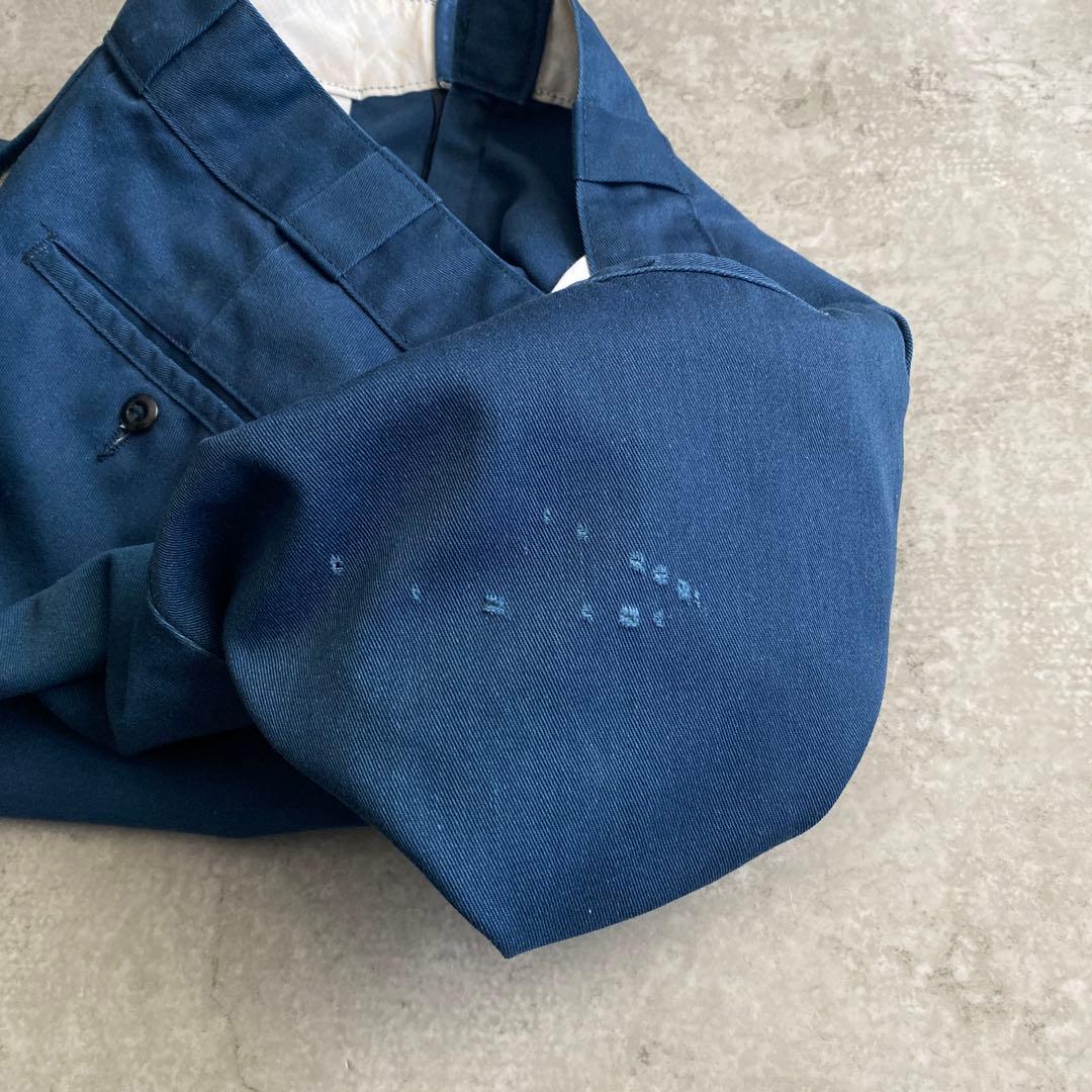 80sチビタグDickies874ワークパンツUSA製W32 L30ネイビー