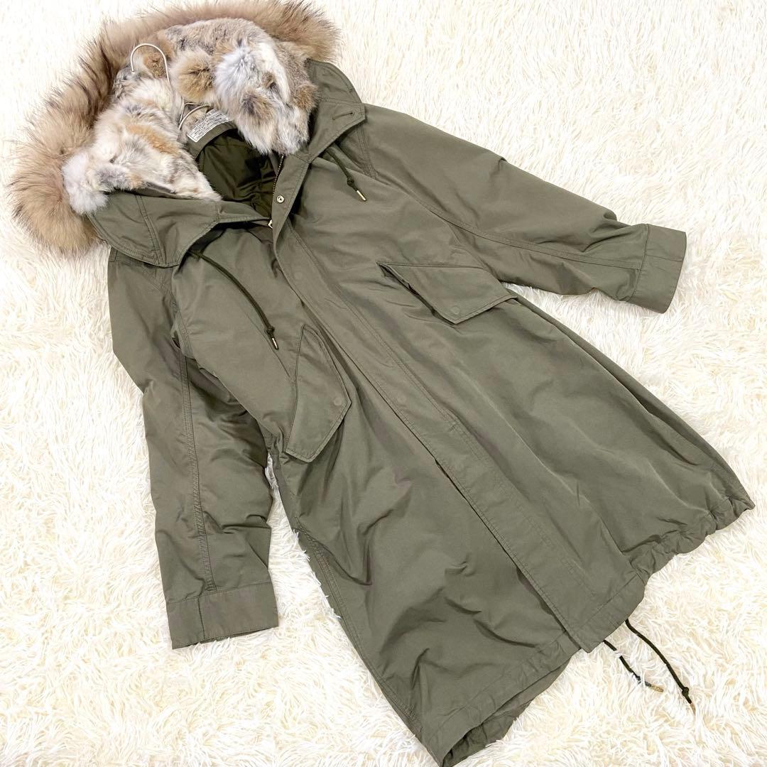 Deuxieme Classe ドゥーズィエムクラス　モッズコートラビットファー