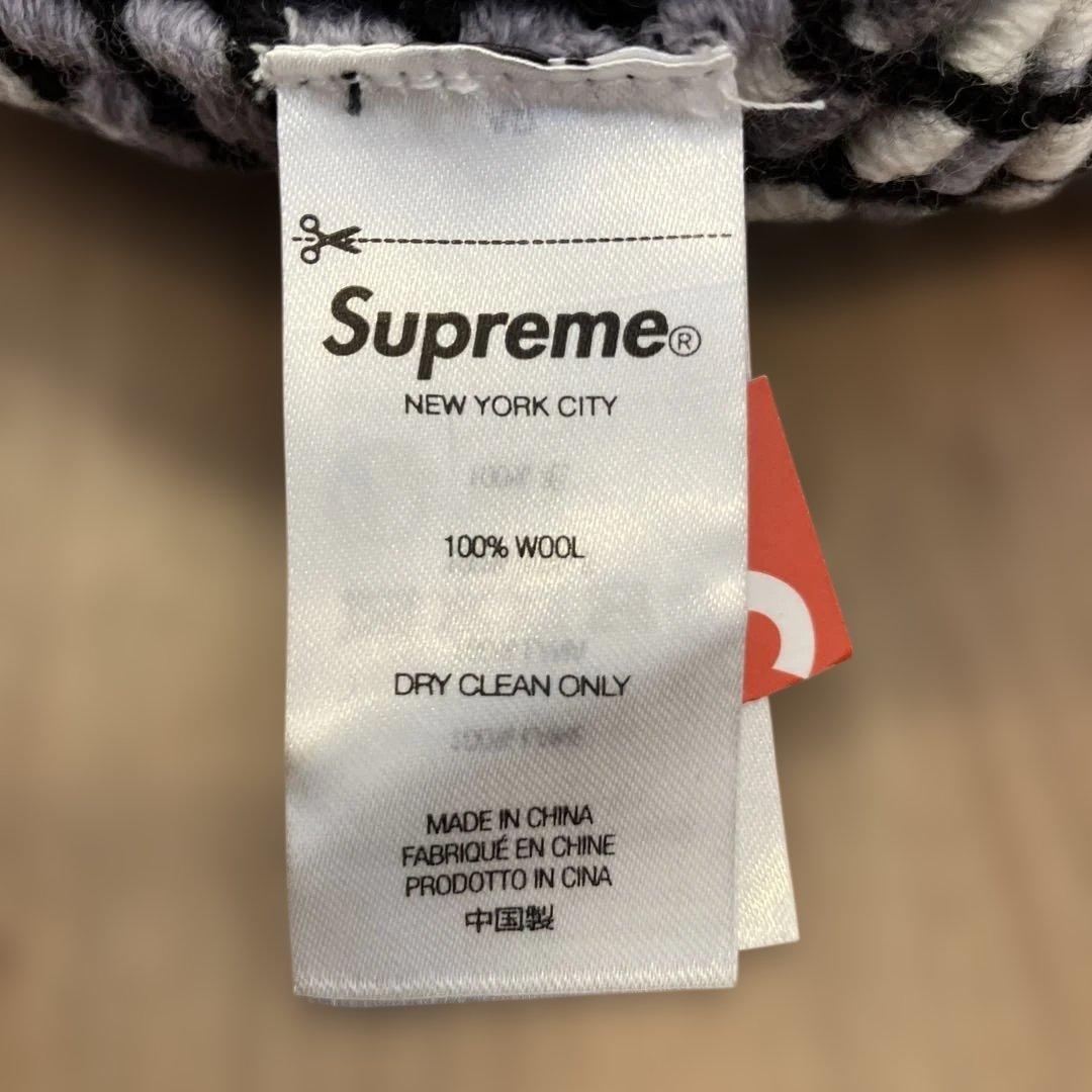 Supreme Yarn Applique Beanie 24aw アップリケ