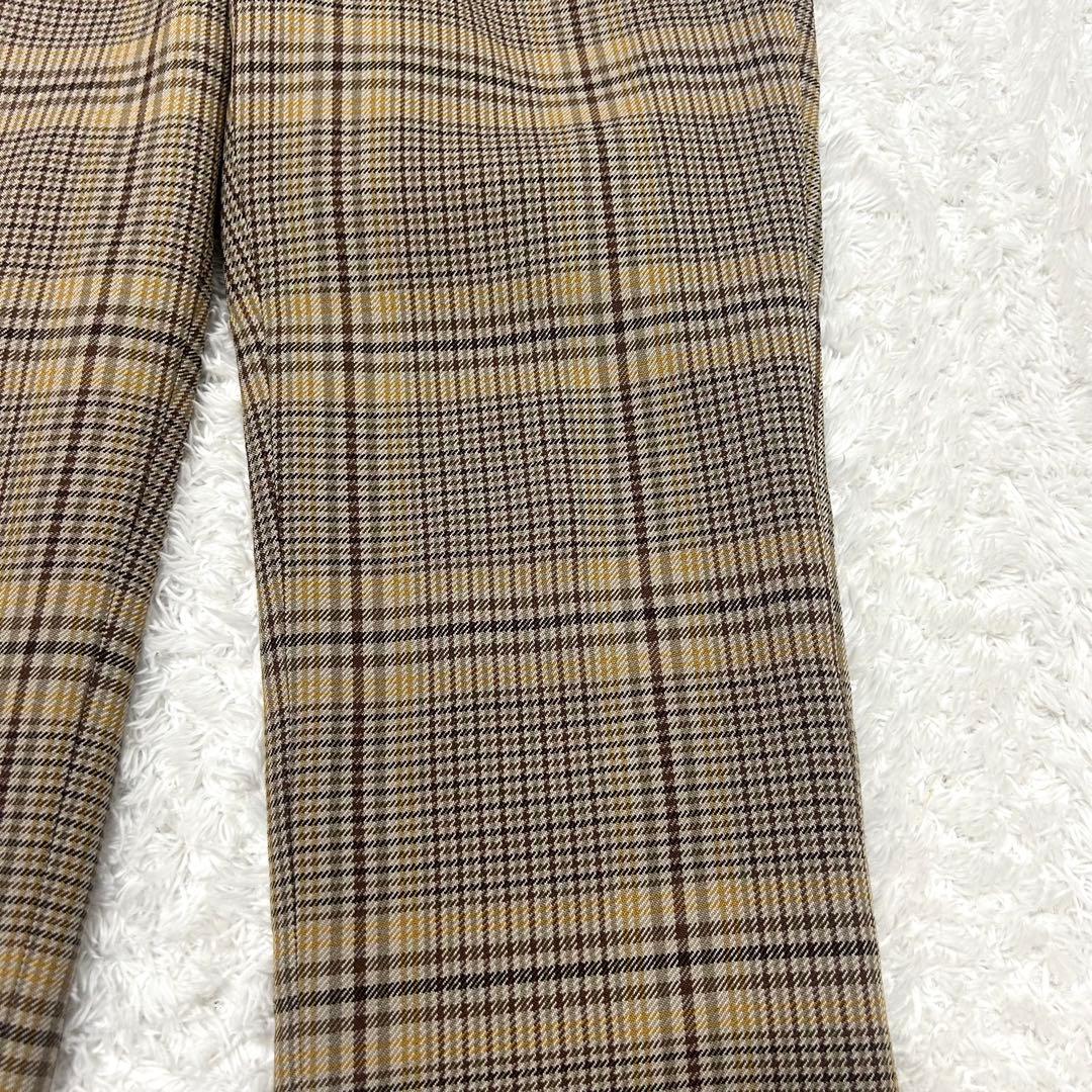 極美品✨AURALEE WOOL SERGE CHECK SLACKS サイズ4
