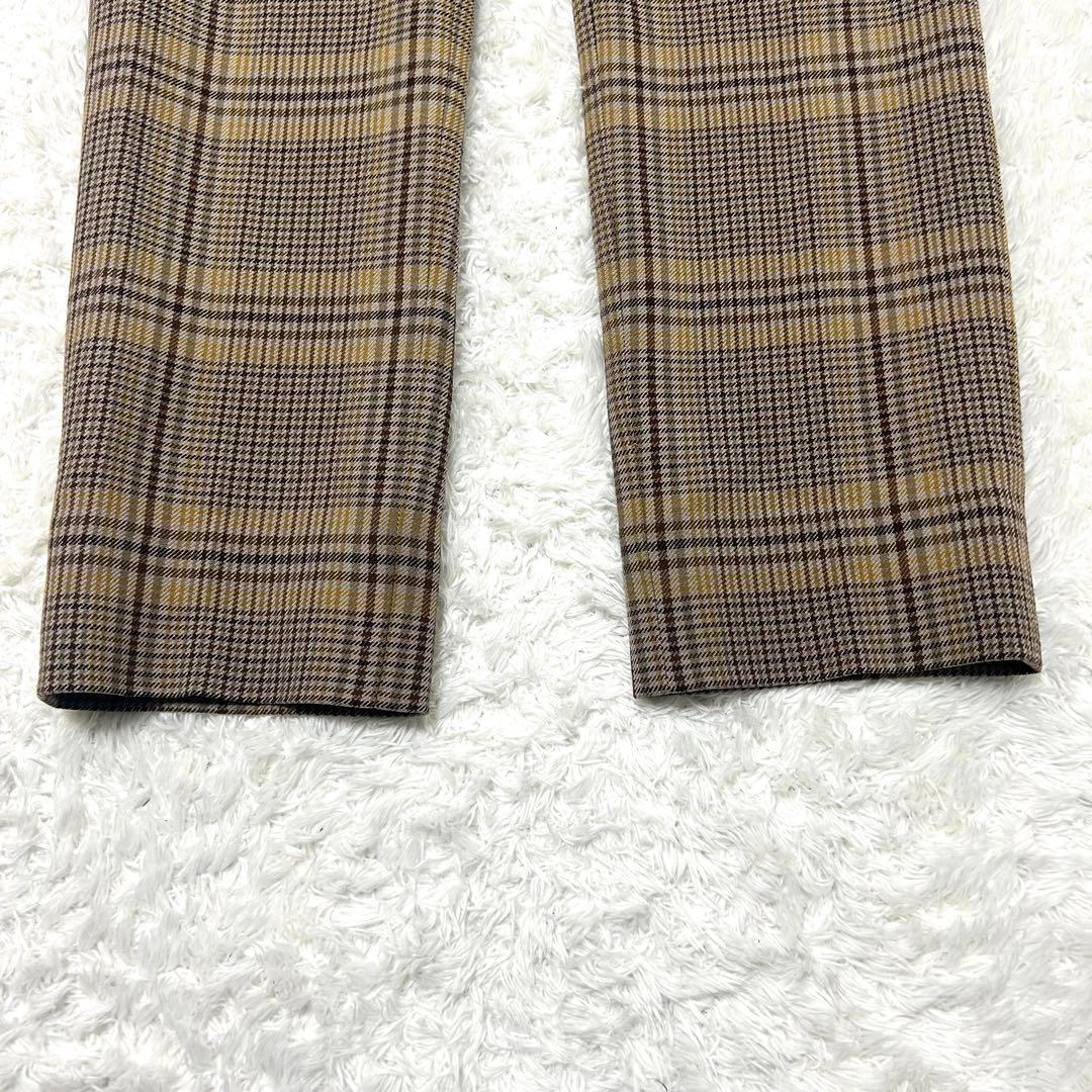 極美品✨AURALEE WOOL SERGE CHECK SLACKS サイズ4