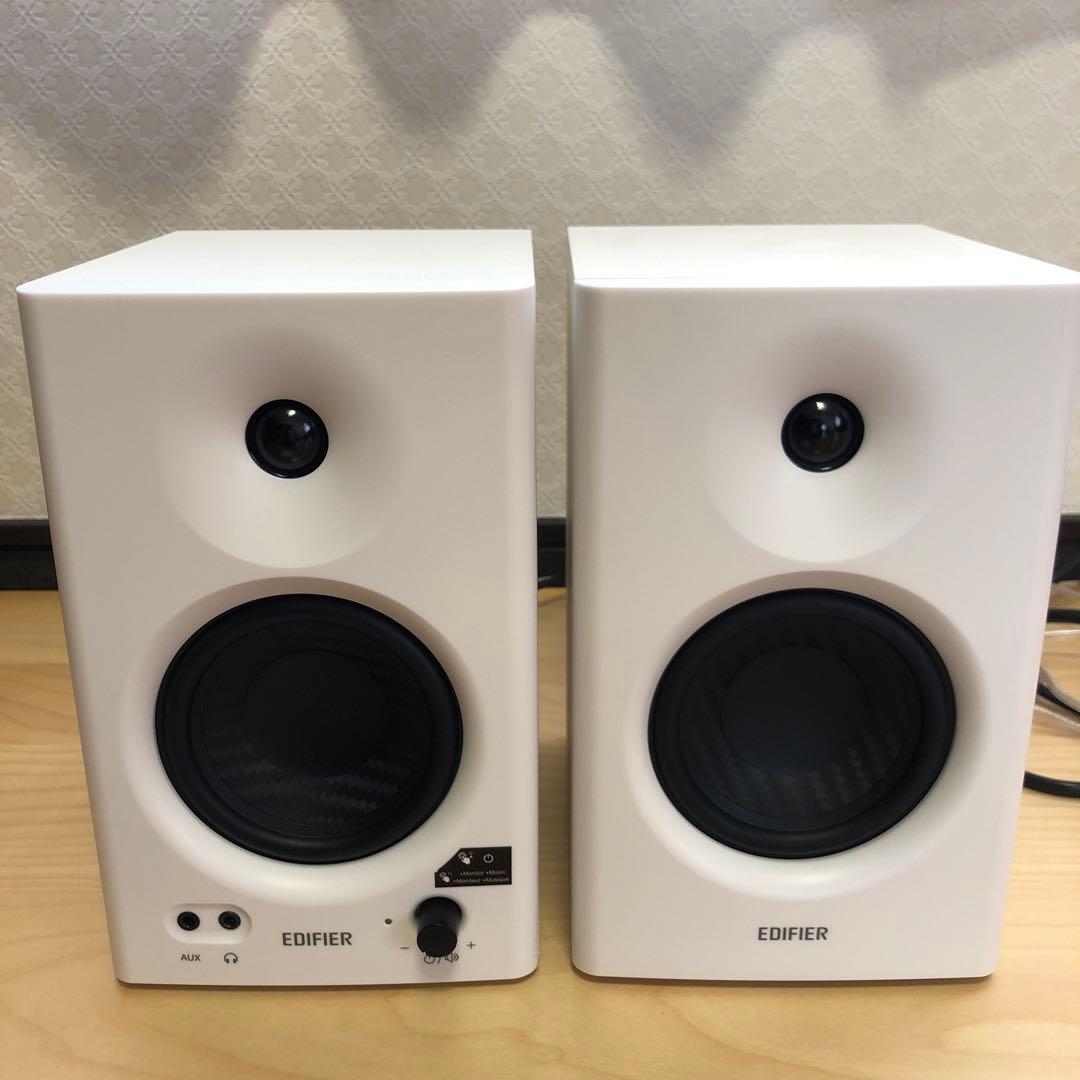 Edifier スタジオモニタースピーカー MR4ホワイト