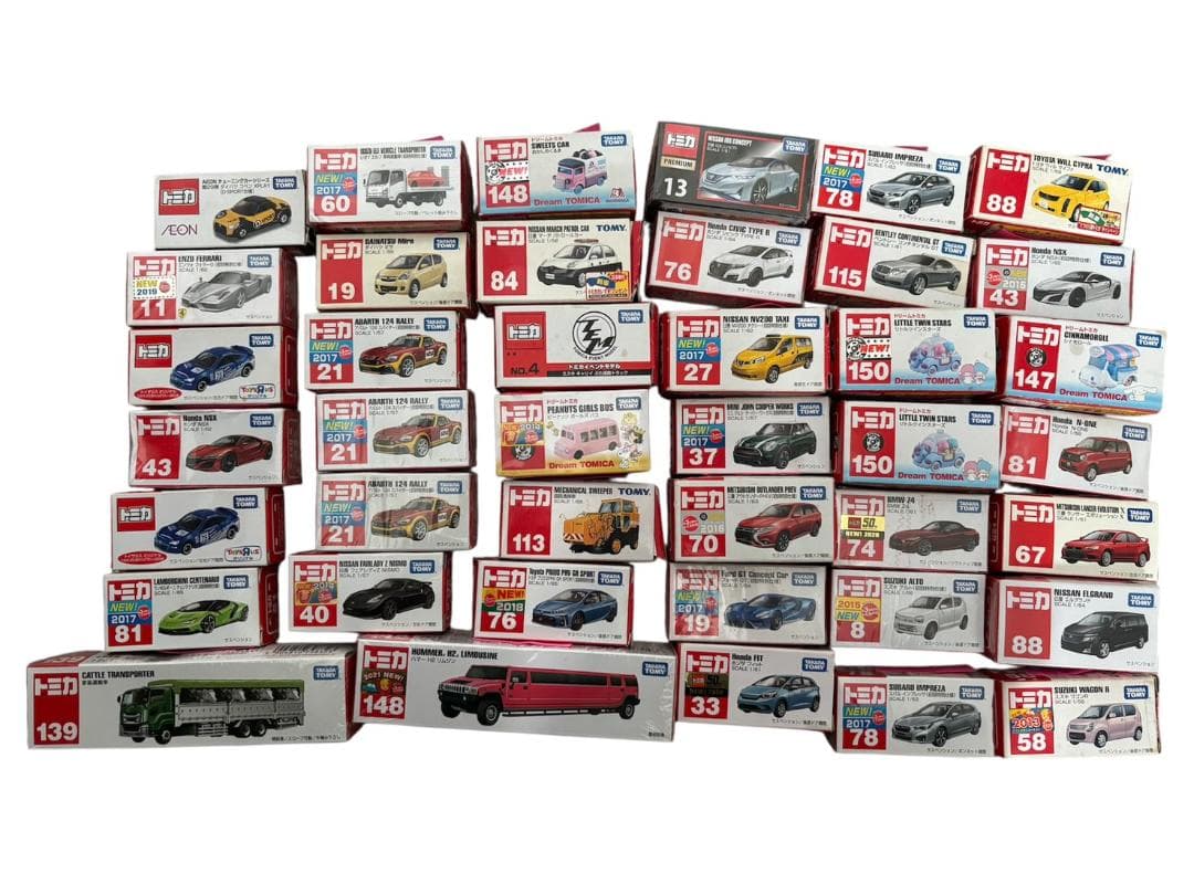 トミカ 41台 まとめ