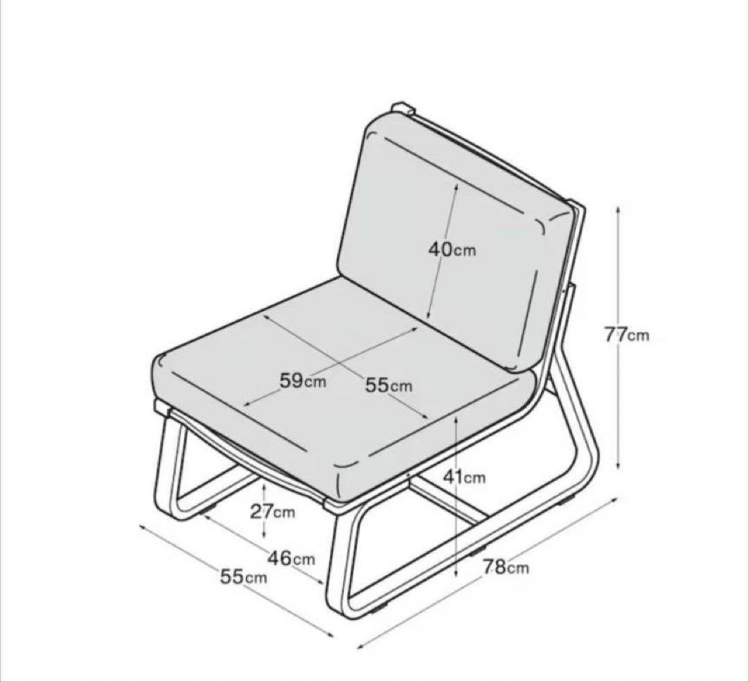 m*。様 ■送料込■無印MUJIリビングでもダイニングでもつかえるソファチェア