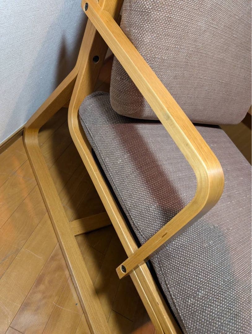 m*。様 ■送料込■無印MUJIリビングでもダイニングでもつかえるソファチェア
