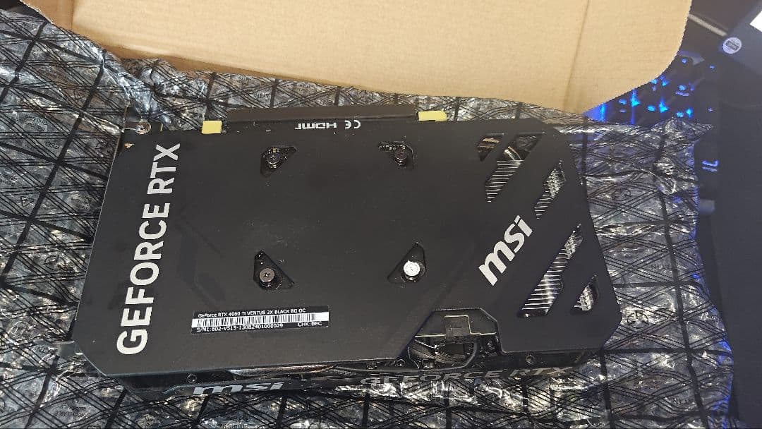 グラフィックボード・グラボ・ビデオカード MSI GEFORCE RTX 4060 Ti VENTUS 2X