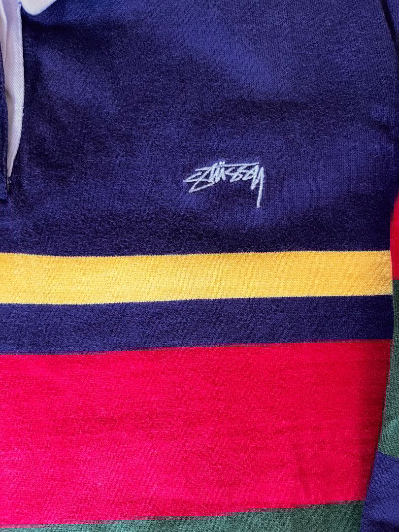 Stussy ストライプラガーシャツ M