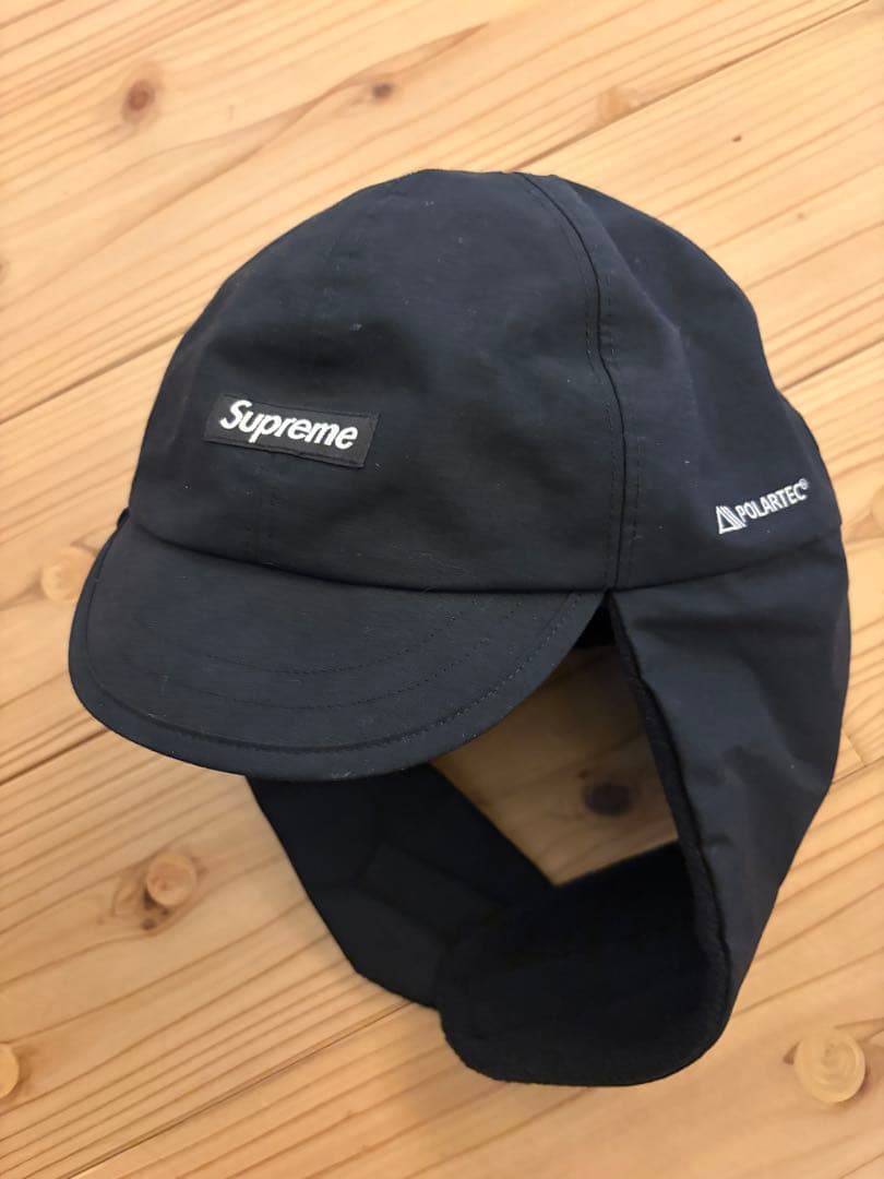 Supreme GORE-TEX フラップキャップ ブラック