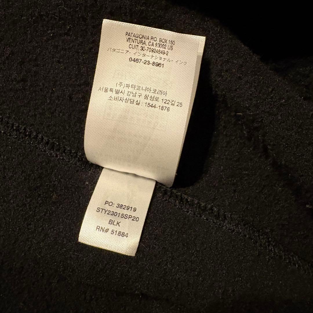 企業系刺繍ロゴ、シンチラフリースベスト　patagoniaレイヤード古着XL