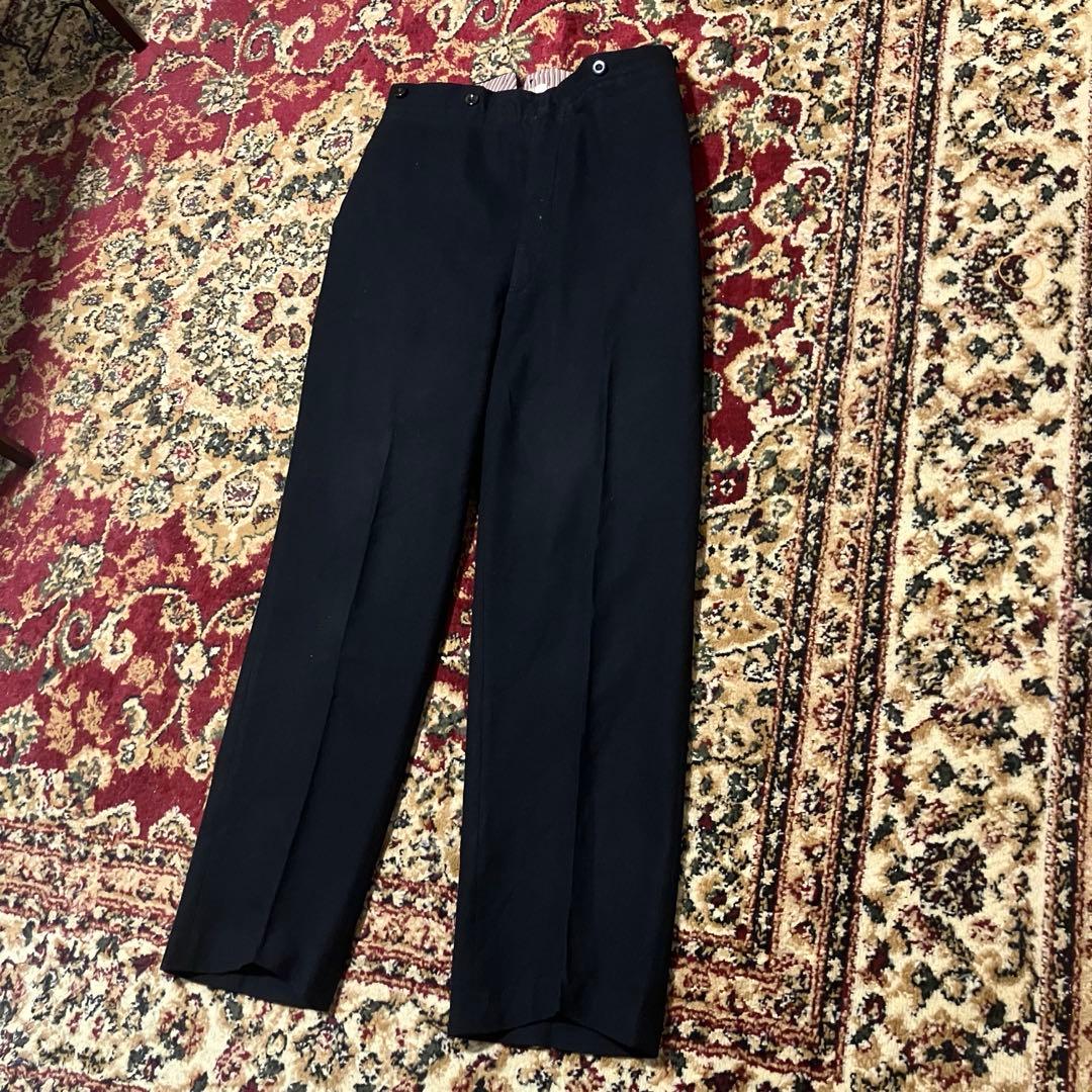 【ヴィンテージ】 ユーロ メルトンウールドレススラックス