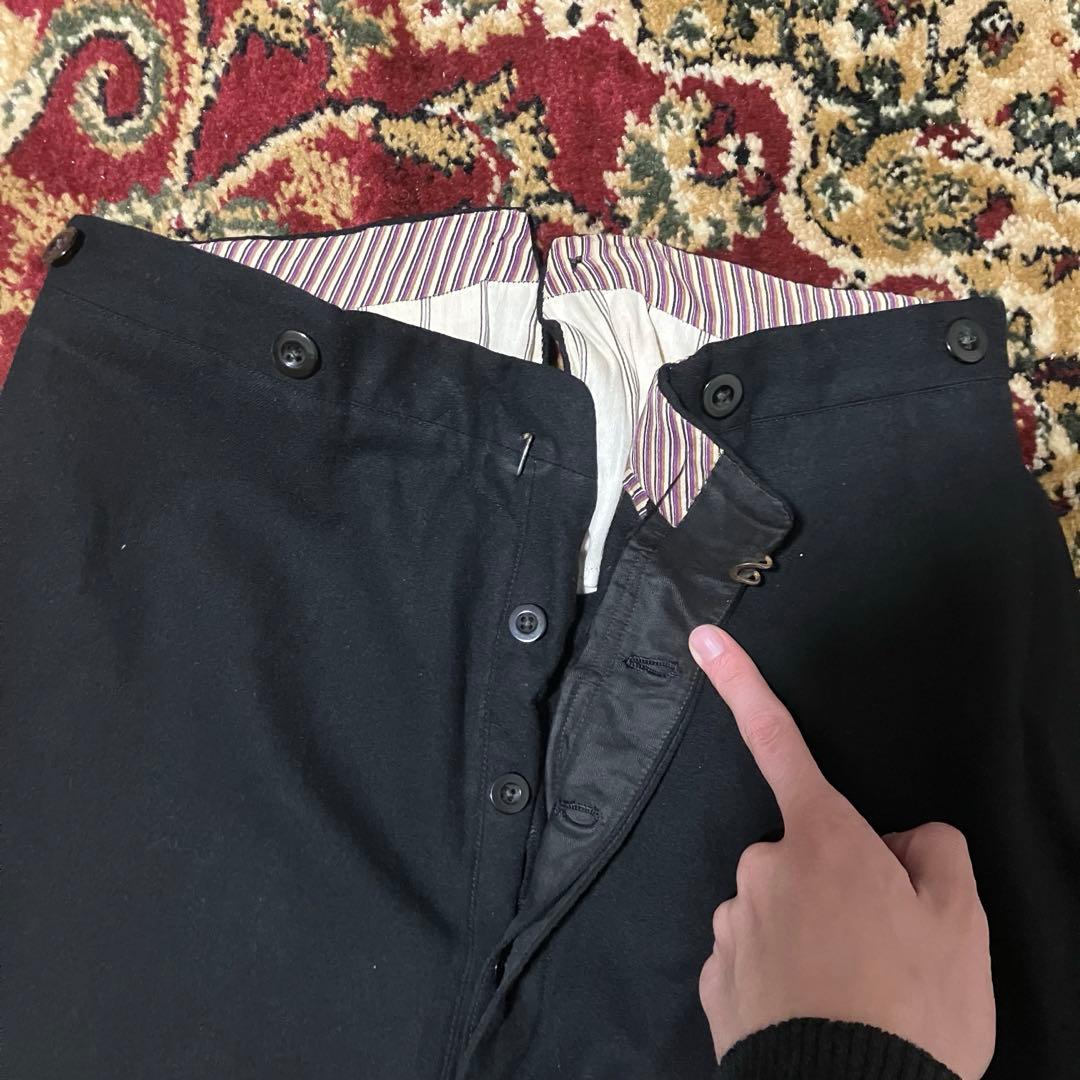 【ヴィンテージ】 ユーロ メルトンウールドレススラックス