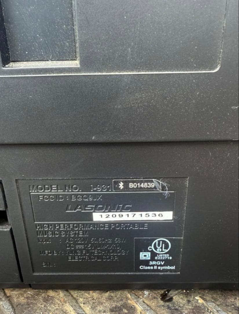 LASONIC L-38 ポータブルラジオ
