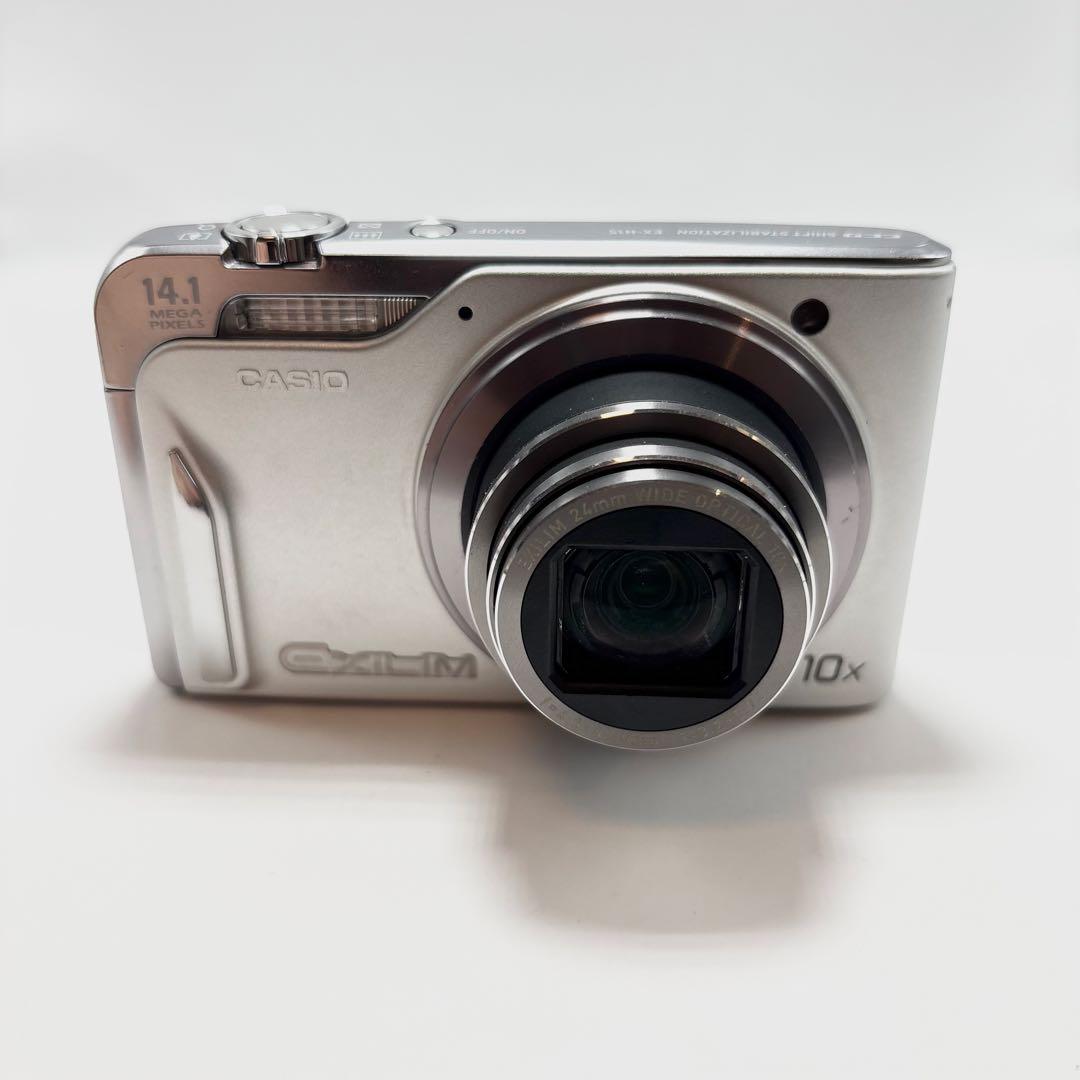 CASIO EXILIM EX-H15 ホワイト コンパクトデジタルカメラ