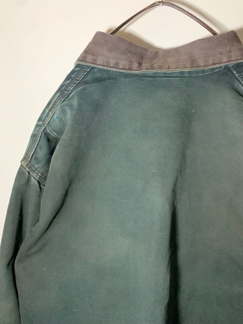 carhartt カーハート デトロイトジャケット 企業ロゴ フェード 黒