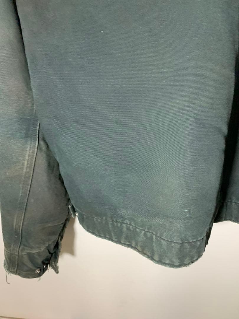 carhartt カーハート デトロイトジャケット 企業ロゴ フェード 黒