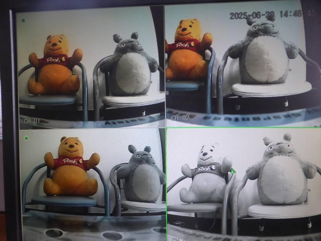 防犯カメラ　H.264デジタルビデオレコーダー　52万画素カメラ付　HDD1TB