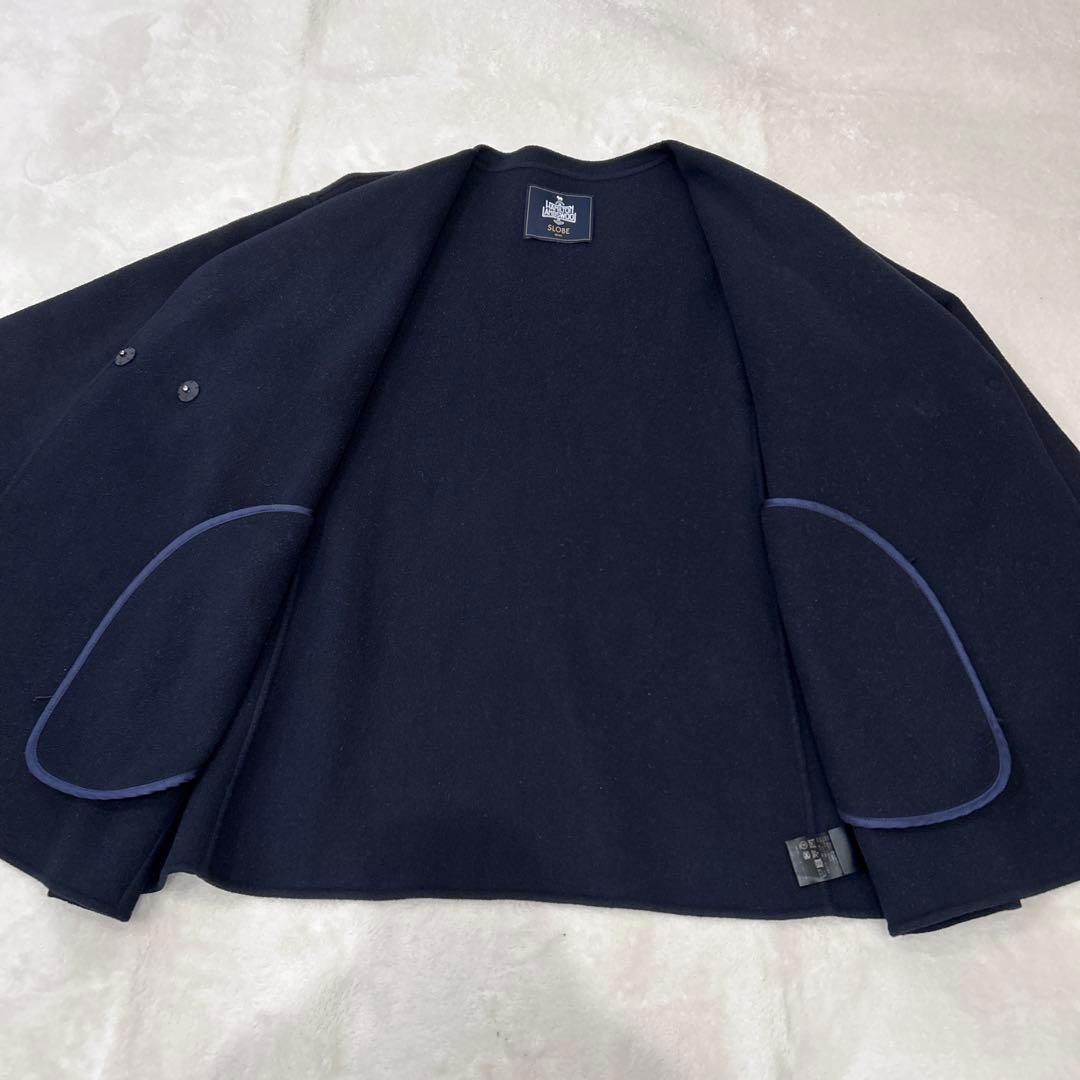 SLOBE IENA × HAMILTON ダブルフェイスショートコート