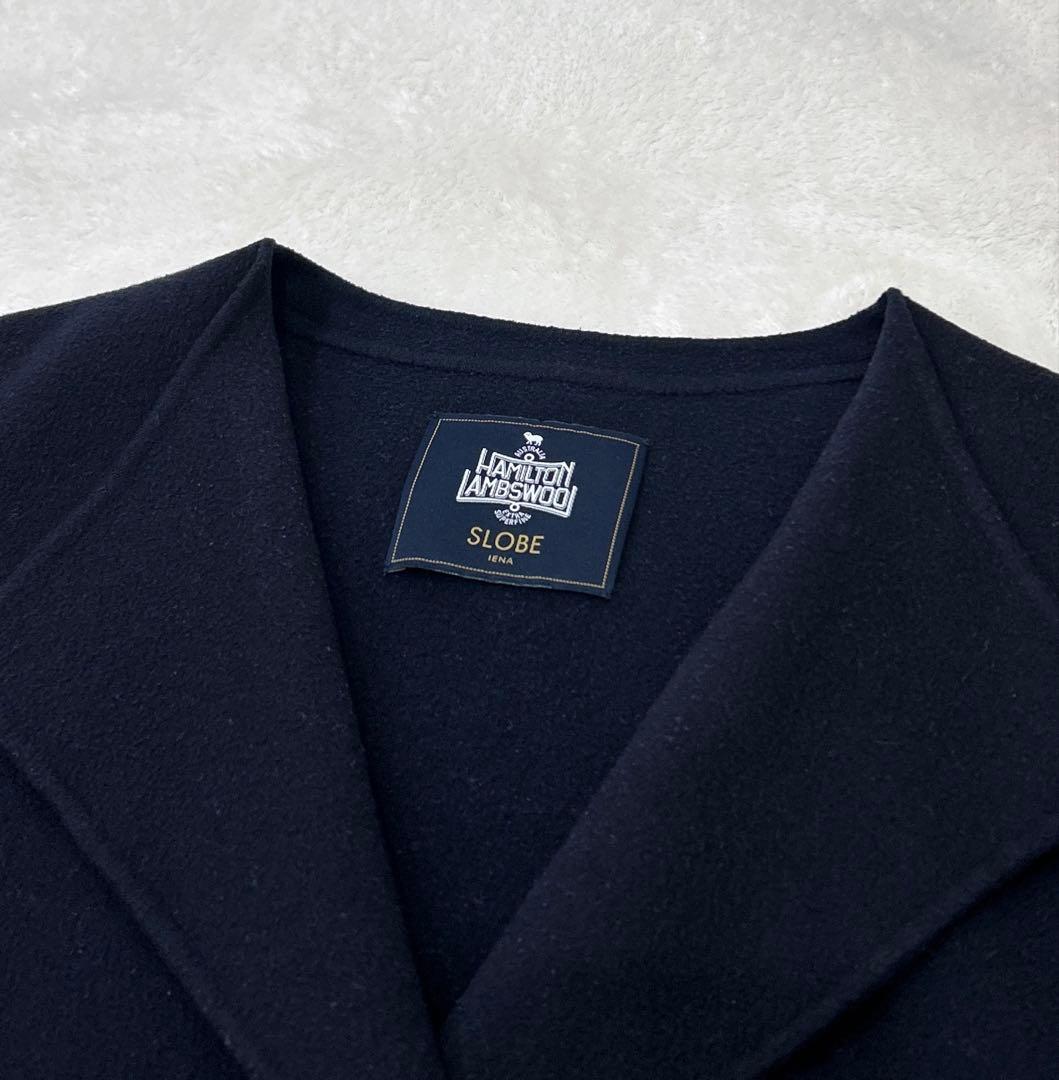 SLOBE IENA × HAMILTON ダブルフェイスショートコート