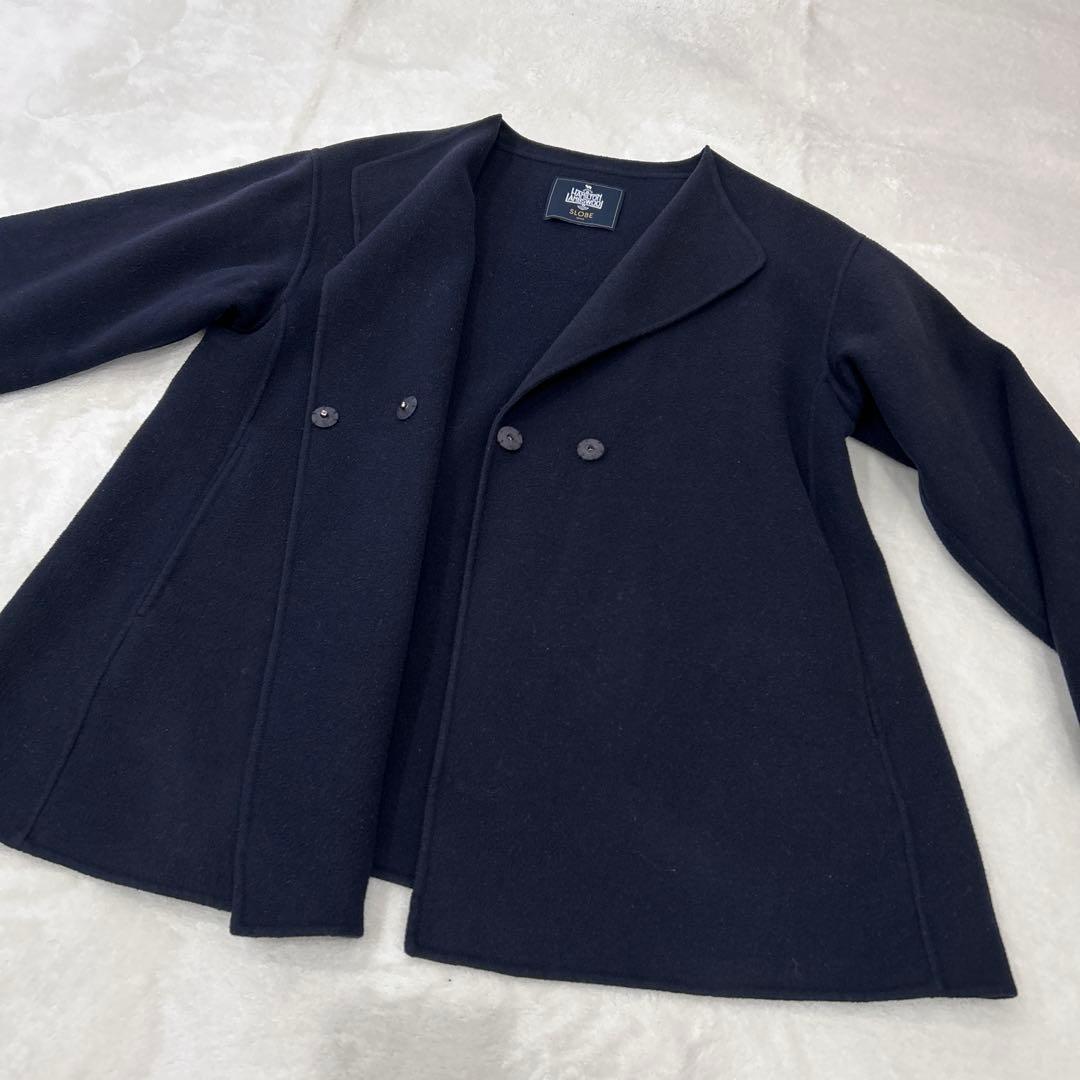 SLOBE IENA × HAMILTON ダブルフェイスショートコート