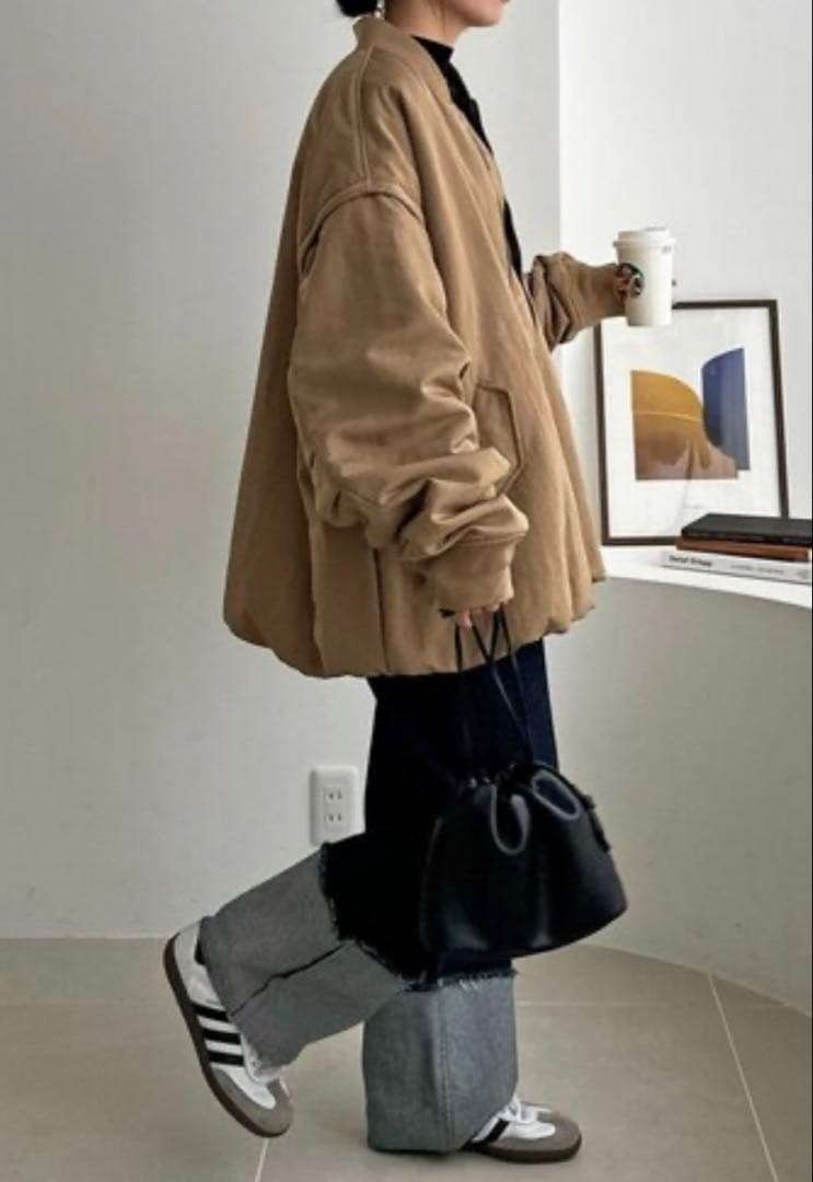 新品！　ディスコート　デタッチャブル2WAYメモリーボンバージャケット　ベージュ