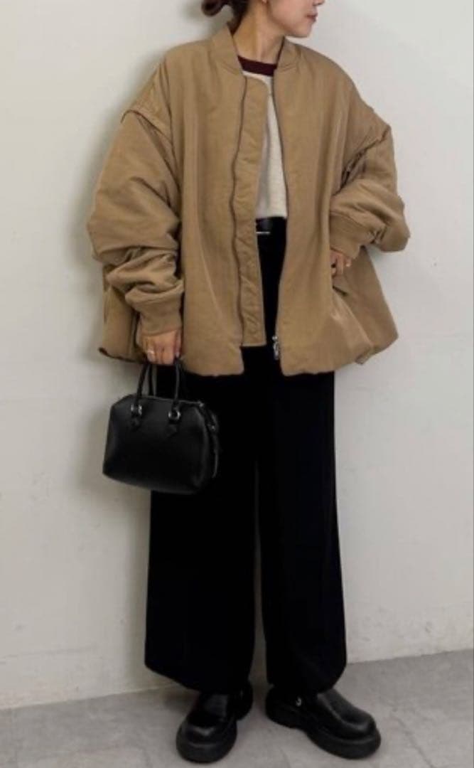 新品！　ディスコート　デタッチャブル2WAYメモリーボンバージャケット　ベージュ