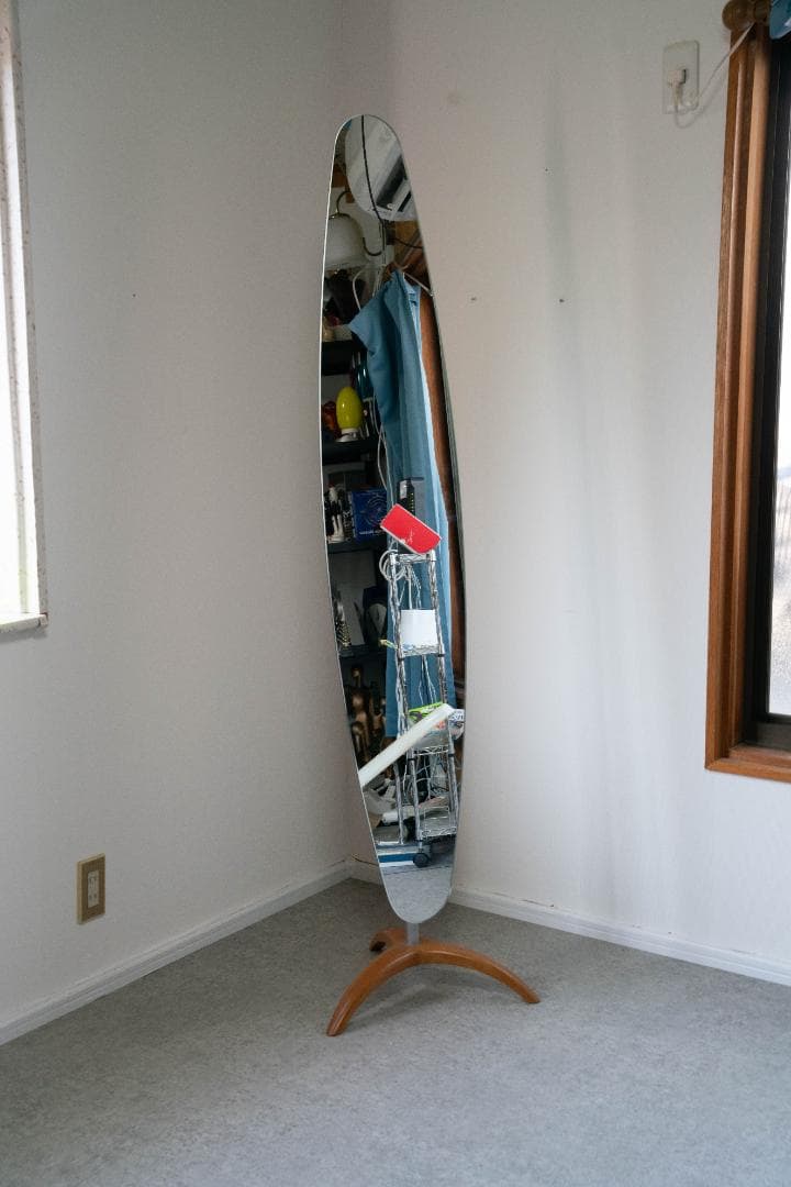 北欧モダン ヴィンテージ スタンドミラー 姿見 【大阪直接引取・関西配送】