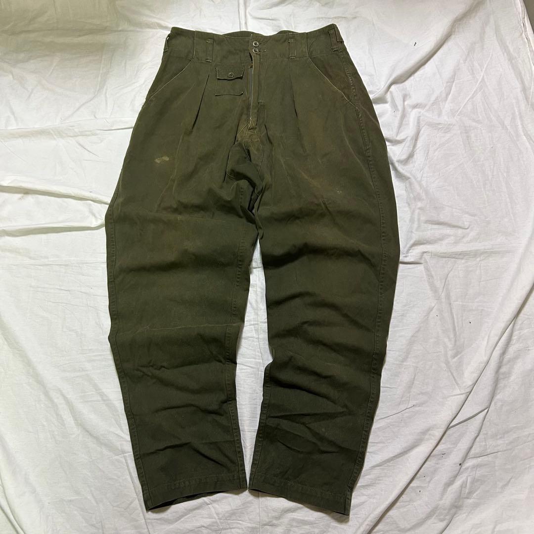 KATHARINE HAMNETT ワークパンツ オリーブグリーン