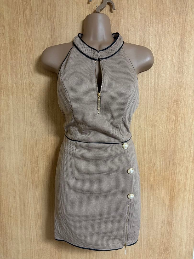 NEWカラー＊ジップスリット✖️アメスリワッフルセットアップbeM