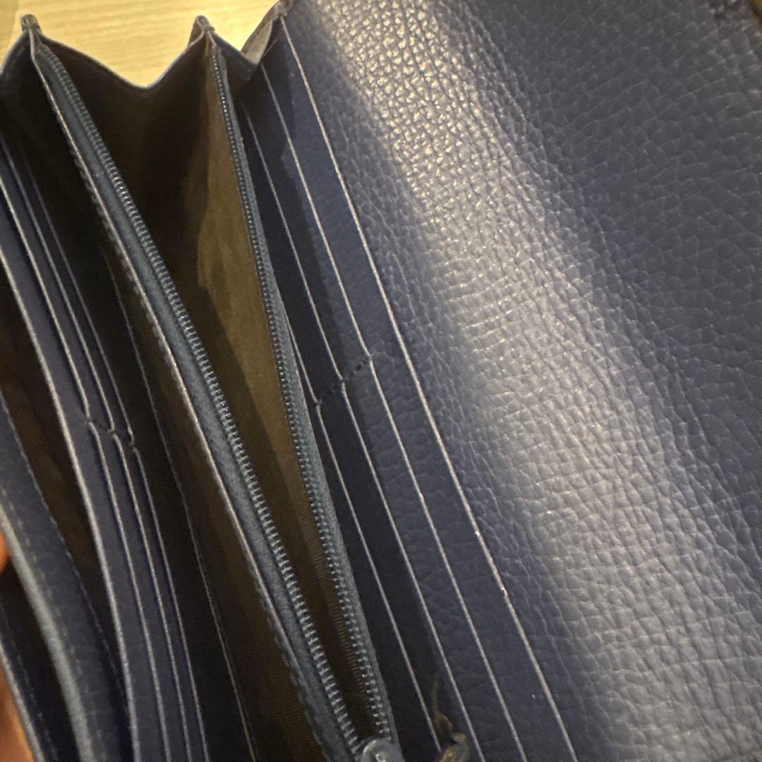GUCCI 長財布　ブルー
