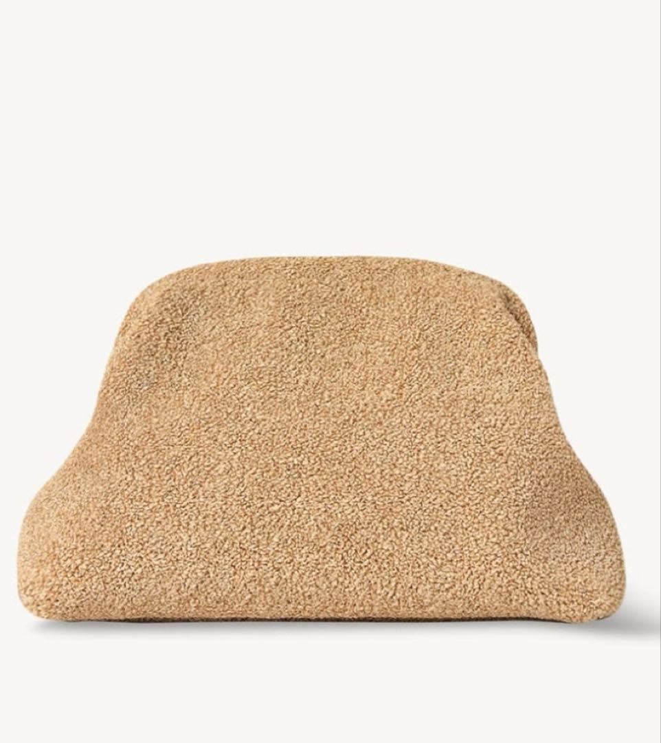 伊勢丹購入　ザロウ　ラフィアクラッチ　購入証明あり