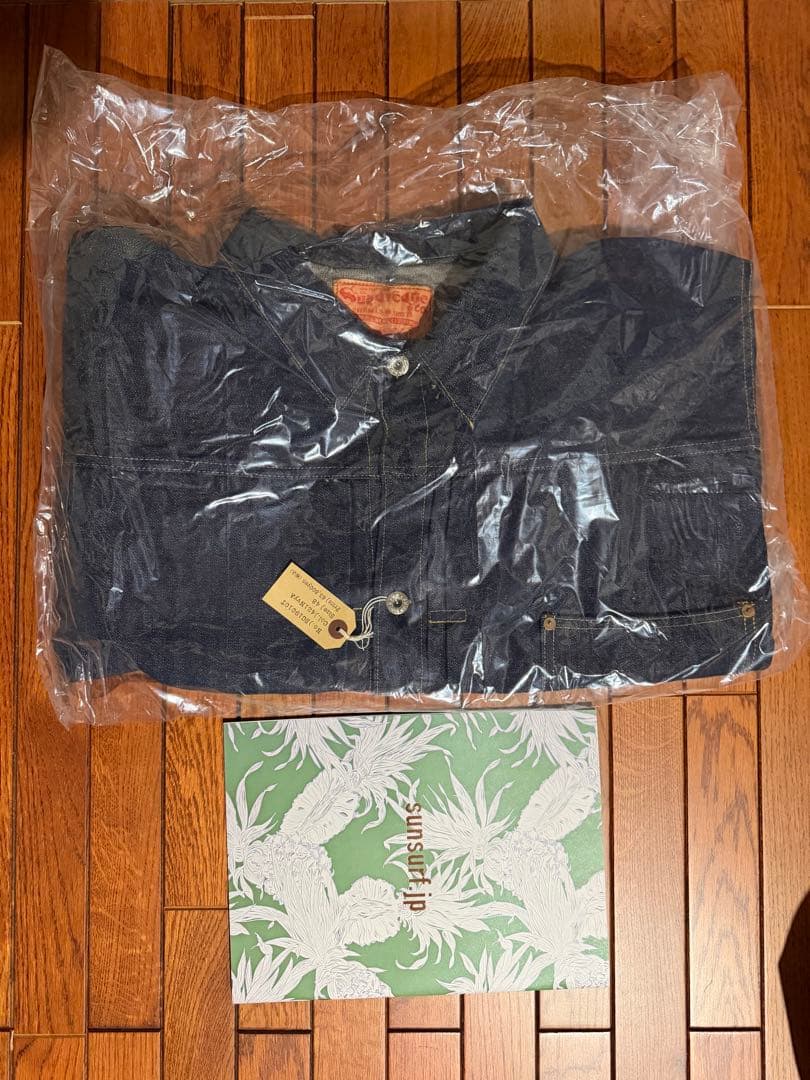 シュガーケーン　SC19010T 48 Tバック デニムジャケット　大戦モデル