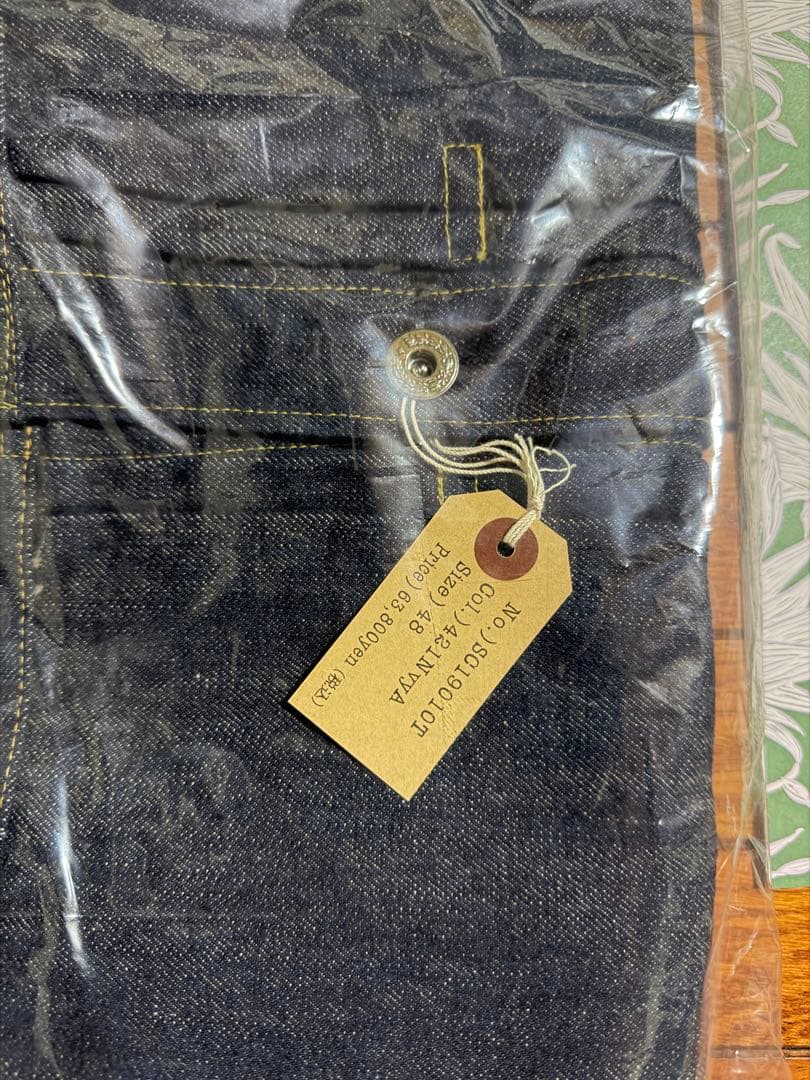 シュガーケーン　SC19010T 48 Tバック デニムジャケット　大戦モデル